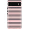 Pink and Black Stripes Pixel Cases